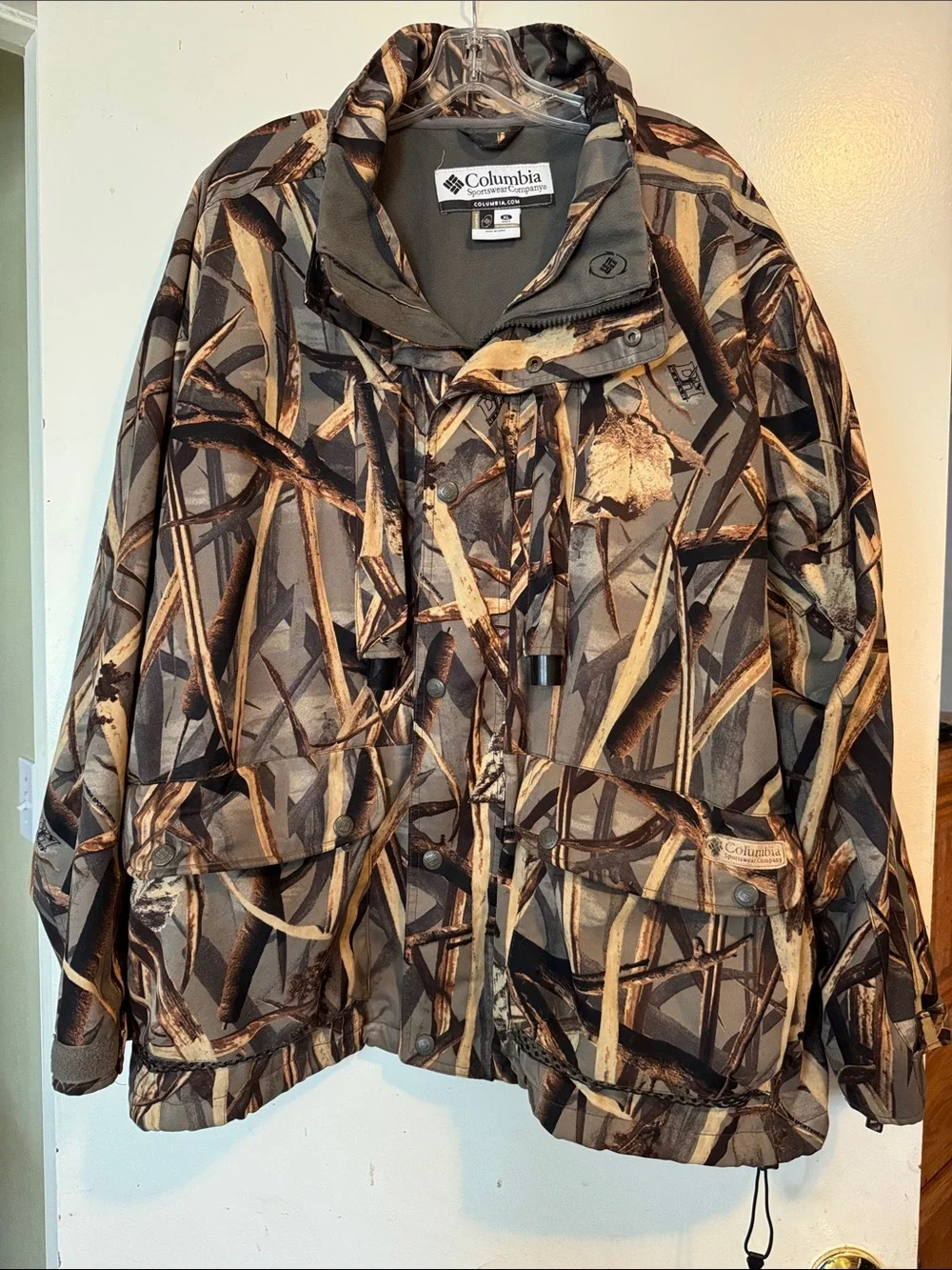 Columbia Camo Hunting Jacket - Brown, Tan, Black